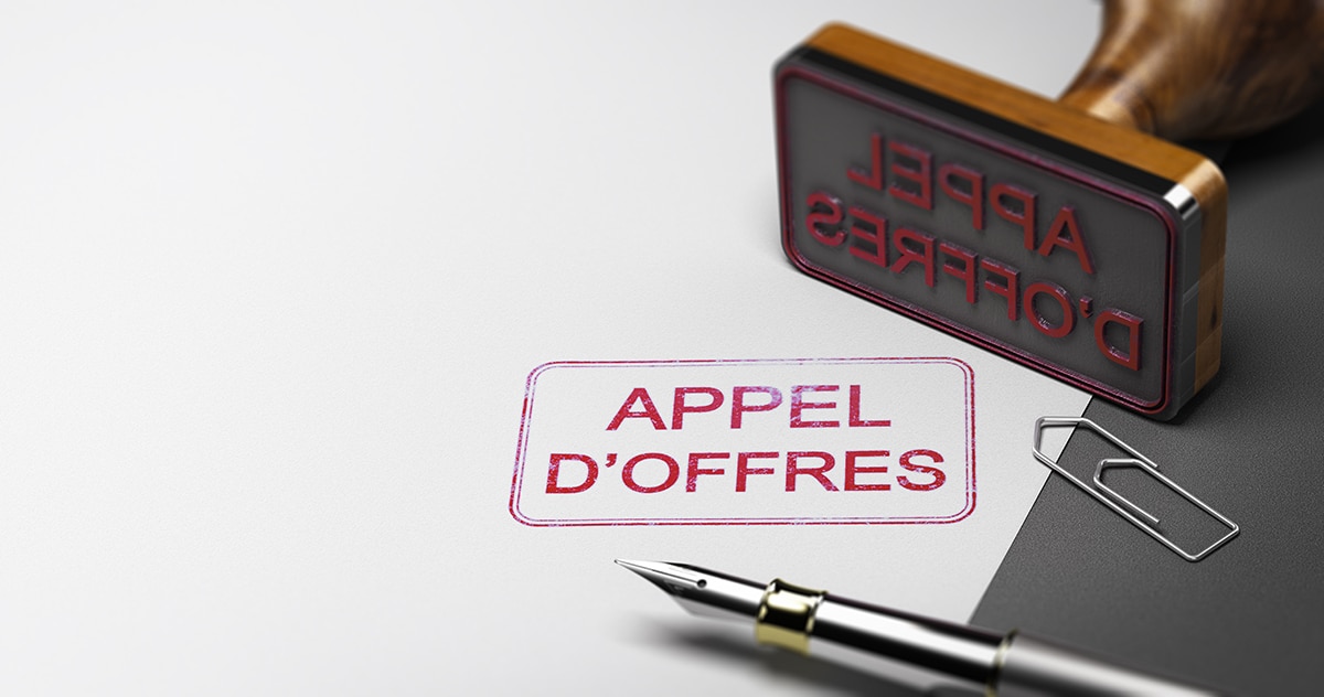 Appel d'offres poinçons et crayon
